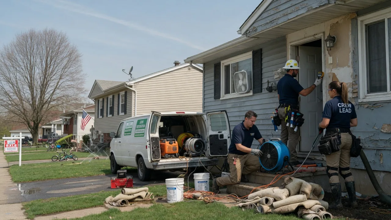 Flood Cleanup in Aledo, IL near me