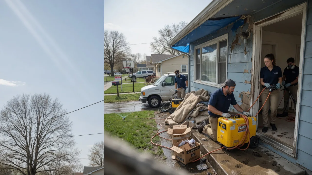 Basement Flood Cleanup in Aledo, IL near me